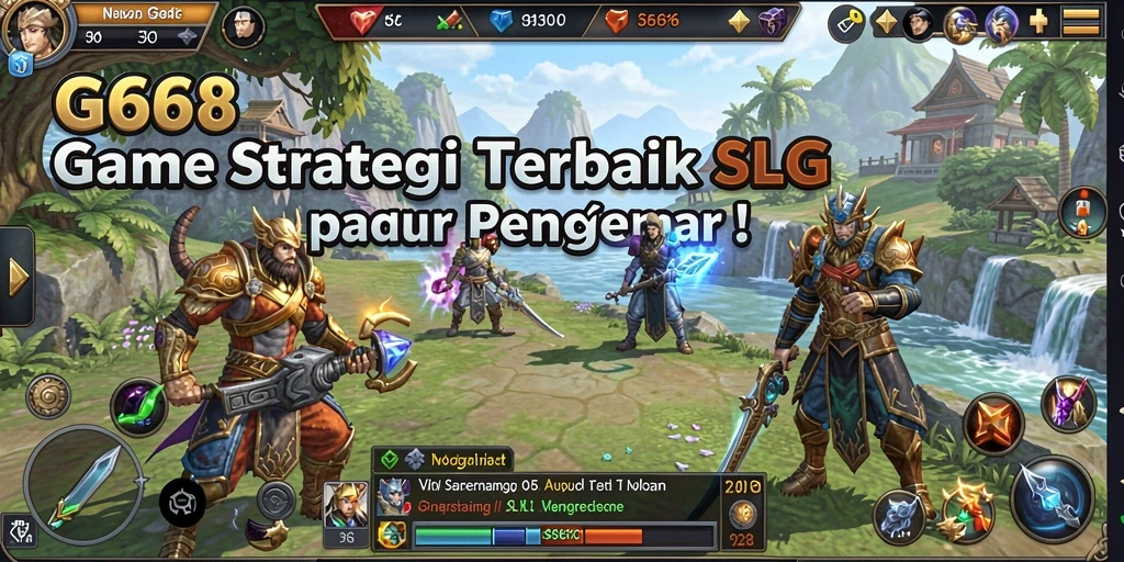 Gameplay menegangkan dengan strategi dan pertempuran yang mendebarkan.