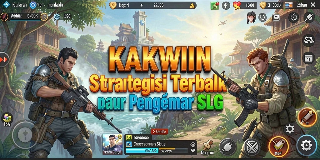 Tampilan gameplay KAKWIN dengan aksi strategi yang menegangkan.
