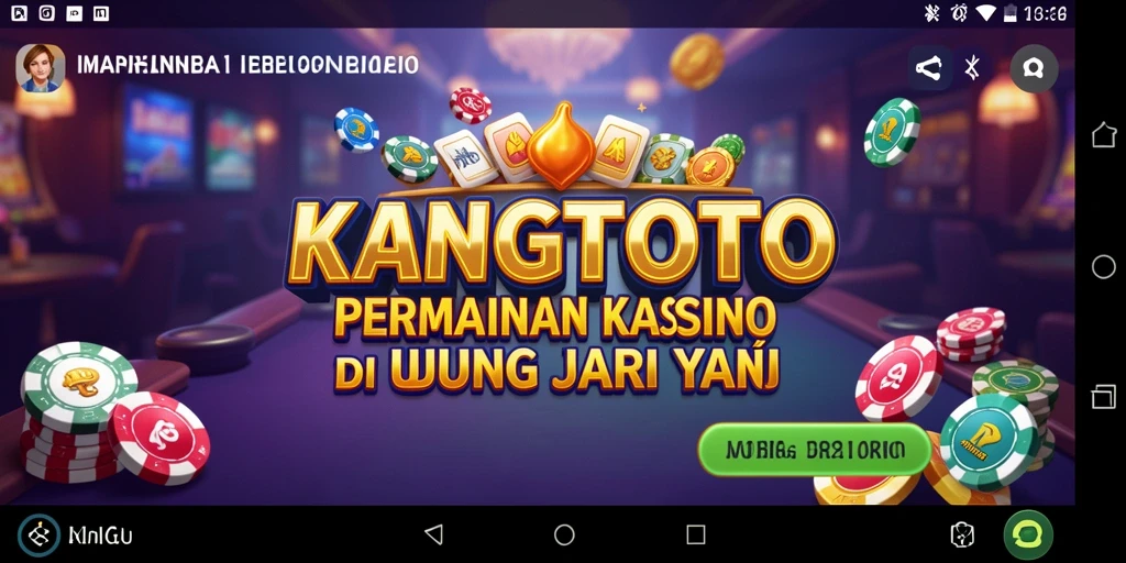 Tampilan gameplay menarik KANGTOTO dengan berbagai pilihan permainan kasino.