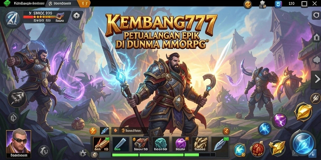 Gameplay menakjubkan di KEMBANG777 dengan pertempuran yang intens.