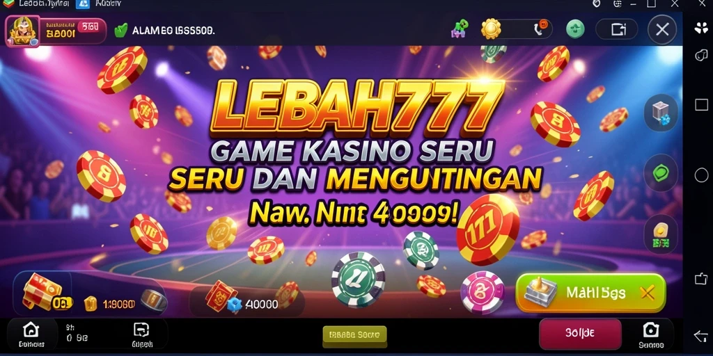 Tampilan menarik dari gameplay Kasino di LEBAH777.