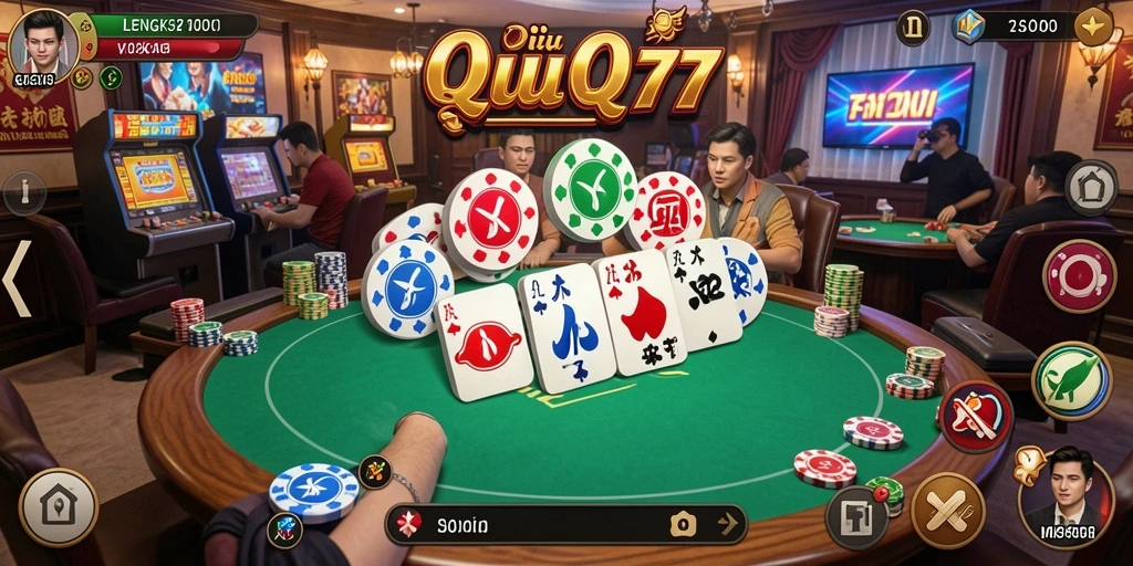 Gameplay seru QiuQiu di LENGKAP777.