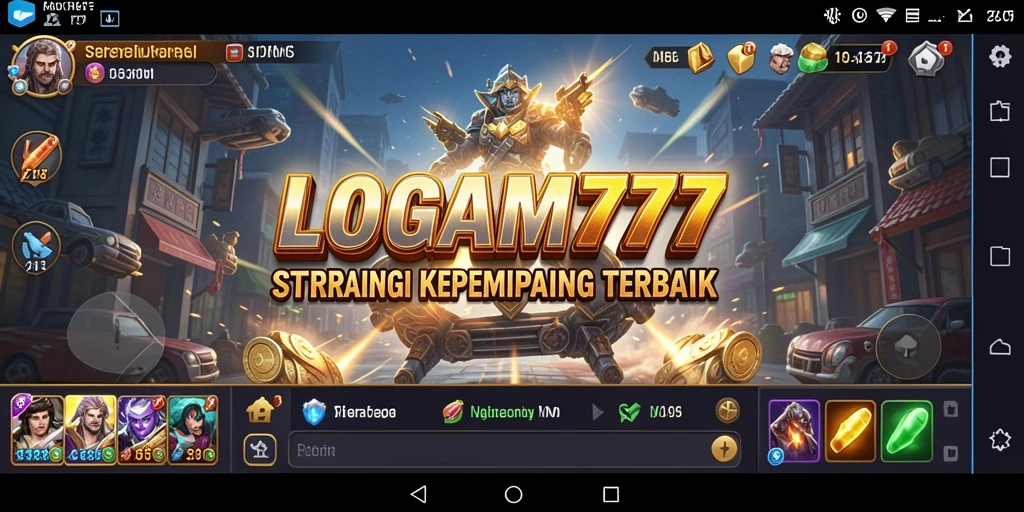 Menampilkan gameplay seru dari LOGAM777 dalam strategi kerajaan.
