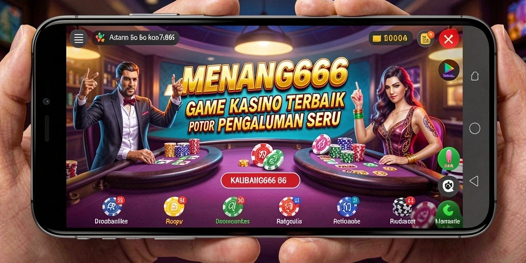 Tampilan menakjubkan dari gameplay Kasino MENANG666.