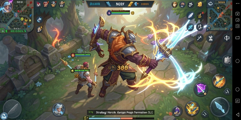 Tampilan gameplay N06 yang menampilkan pertempuran strategi yang mendebarkan.