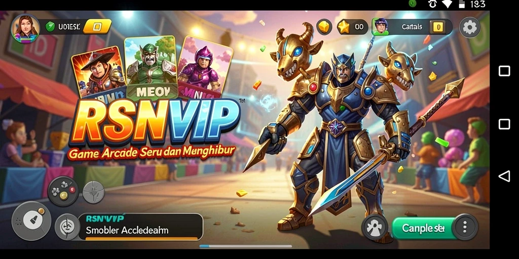 Tampilan menarik dari gameplay seru RSNVIP.