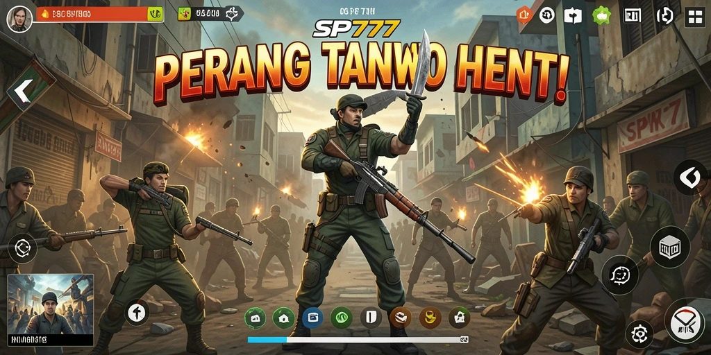 Screenshot aksi seru dalam gameplay SP777 yang menantang.