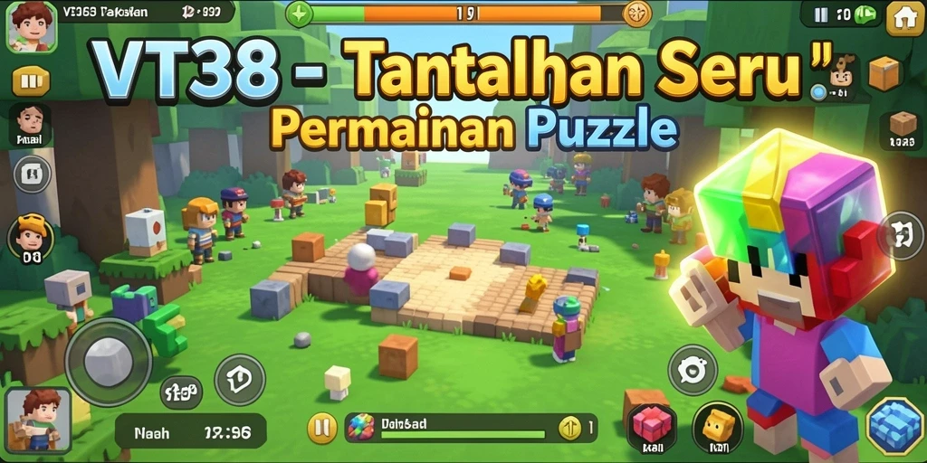 Tampilan gameplay VT38 yang seru dan stimulatif.