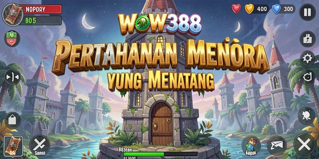 Gameplay WOW388 dengan strategi menara pertahanan yang menegangkan.
